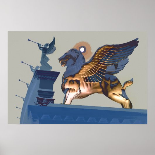 Löwen und Engel Poster (Vorne)