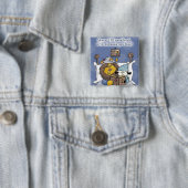 Löwen und Lamb teilen das gute Buch Button (Beispiel)