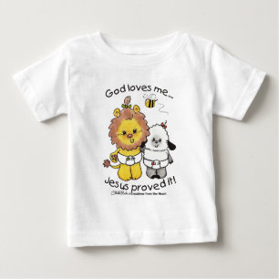Löwen und Lamm Babys Baby T-shirt