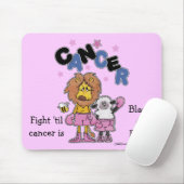 Löwen und Lamm-Boxer - Krebs schwarz und blau mach Mousepad (Mit Mouse)