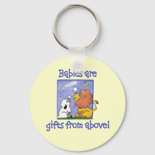 Löwen und Lamm fangen Sterne, die fallen Schlüsselanhänger