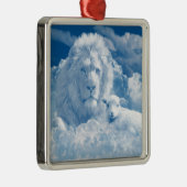 Löwen- und Lamm-Ornament Ornament Aus Metall (Rechts)