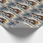 Löwen- und Lamm-Umhüllungspapier Geschenkpapier (Ecke)