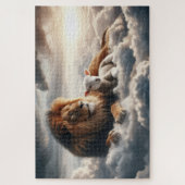 Löwen- und Lammpuzzle Puzzle (Vertikal)