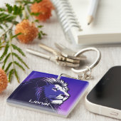 Löwen und Leopard der 80er Jahre Schlüsselanhänger (Vorderseite rechts)