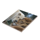 Löwen und Löwen Fliese (Seite)