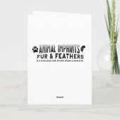 Löwen und Löwen | Liebe zum glücklichen Jahrestag Karte (Rückseite)