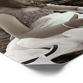 Löwen und Mädchen Poster (Ecke)