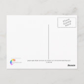 Löwen- und Menschenstatue Postkarte (Rückseite)