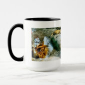 Löwen und Reflektionen Tasse (Links)