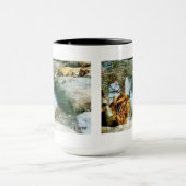 Löwen und Reflektionen Tasse (Zentrum)