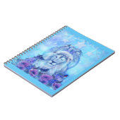 Löwen und Schmetterlinge von Renee Lavoie Notepad Notizblock (Linke Seite)