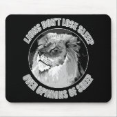 Löwen verlieren nicht den Schlaf wegen Schafen Mousepad (Vorne)