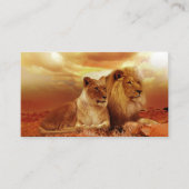Löwen Visitenkarte (Vorderseite)