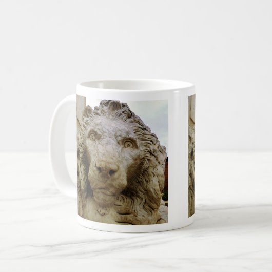 Löwen von Massa Tassen - das neugierige (Vorderseite Links)