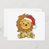 Löwen Weihnachten Wintertiere Feiertage Löwen (Vorne/Hinten)