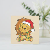 Löwen Weihnachten Wintertiere Feiertage Löwen (Stehend Vorderseite)