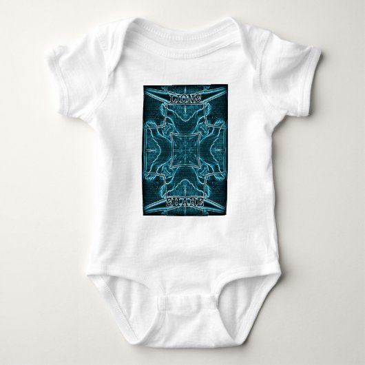 Löwen-Witze Baby Strampler (Vorderseite)