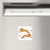 Löwen zu Kreuzzwecken Magnet (In Situ (Geschirrspüler))