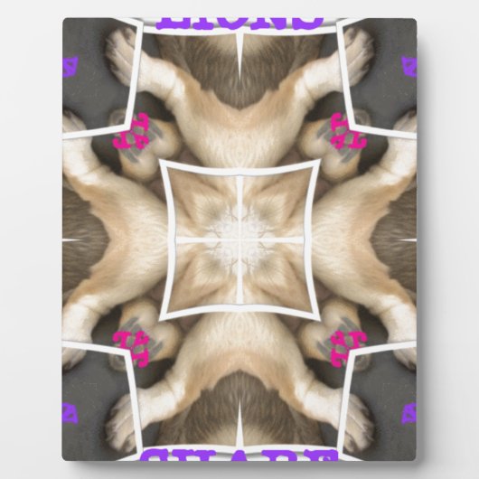 Löwenanteil Fotoplatte (Vorderseite)