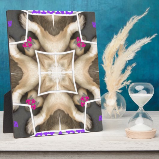 Löwenanteil Fotoplatte (Seite)