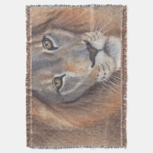 Löwenaugen Decke (Vorderseite Vertikal)