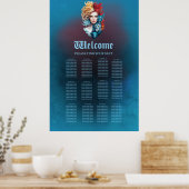 Löwenaugen und Sternenhair Poster (Küche)