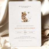 Löwenbaby-Dusche Roaring mit Spannung Einladung