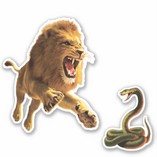 Löwenbeiz Aufkleber (Vorderseite)