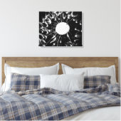 Löwenblacke Leinwanddruck (Insitu (Schlafzimmer))