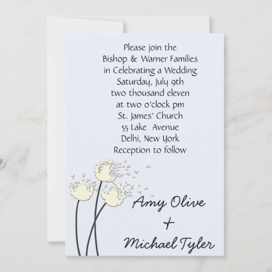 Löwenblende Einladung (Vorderseite)