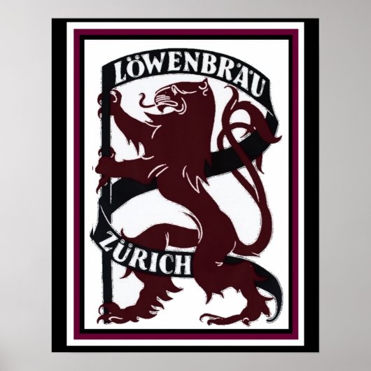 Lowenbrau Zurich Ad Poster 16 x 20 (Vorne)