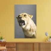 Löwenbrennen 2 leinwanddruck (Insitu (Wohnzimmer))