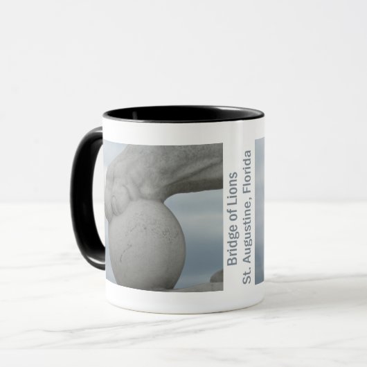 Löwenbrücke, Augustine Florida Tasse (Vorderseite Links)
