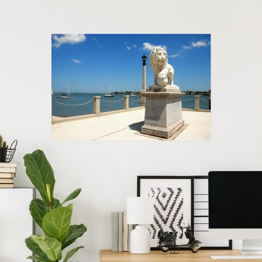 Löwenbrücke Poster (Heimbüro)