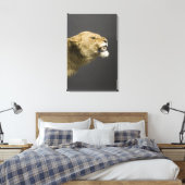 Löwenbrüllen Leinwanddruck (Insitu (Schlafzimmer))