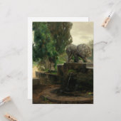 Löwenbrunnen in Rom (von H.A. Brendekilde) Karte (Vorderseite/Rückseite Beispiel)