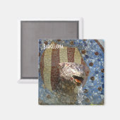 Löwenbrunnen Magnet (Vorderseite/Rückseite)