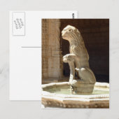 Löwenbrunnen Postkarte (Vorne/Hinten)