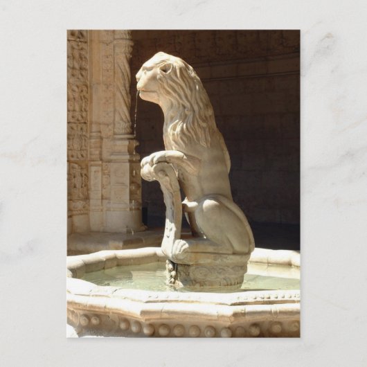 Löwenbrunnen Postkarte (Vorderseite)