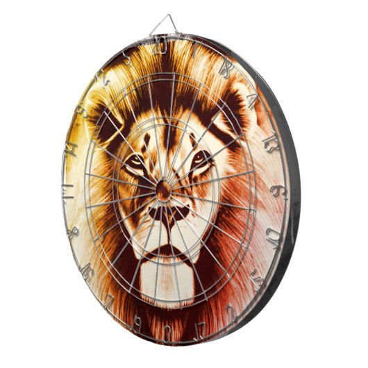 Löwendarts Dartscheibe (Vorderseite rechts)