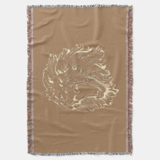 Löwendecke Decke (Vorderseite Vertikal)