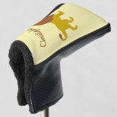 Löwendesign Golf Headcover (3/4 Vorderseite)