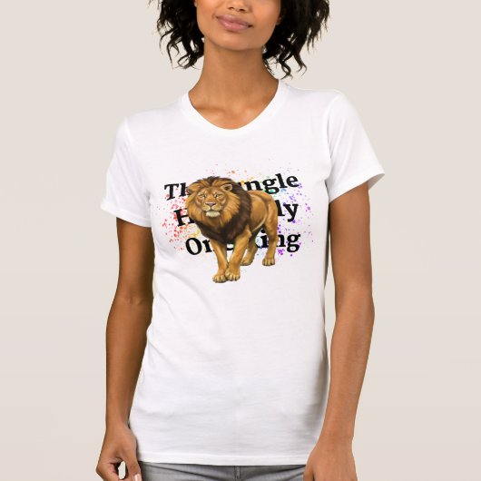 Löwendesign T-Shirt (Vorderseite)