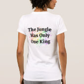 Löwendesign T-Shirt (Rückseite)