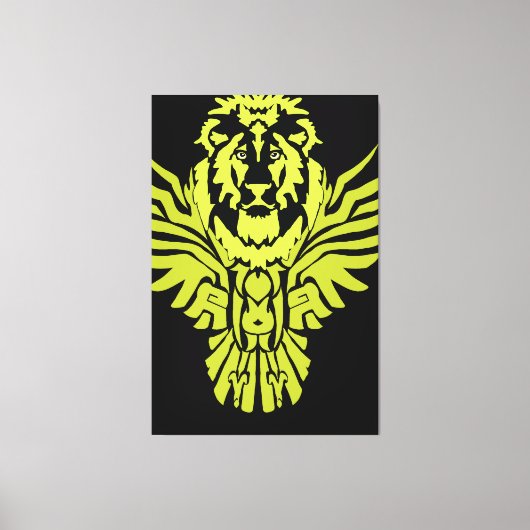 LöwenEule Leinwanddruck (Vorderseite)