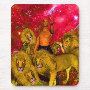 Löwenfahrt Mousepad