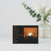 Löwenfamilie bei Sonnenuntergang in Afrika Visitenkarte (Stehend Vorderseite)