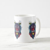 Löwenfamilie kaffeetasse (VorderseiteRechts)