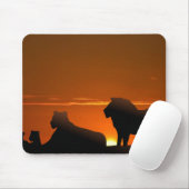 Löwenfamilie Mousepad (Mit Mouse)